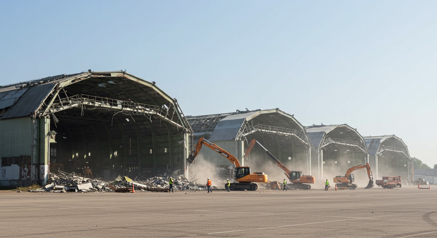 Демонтаж ангаров при расширении бизнеса Демонтаж ангаров при расширении бизнеса