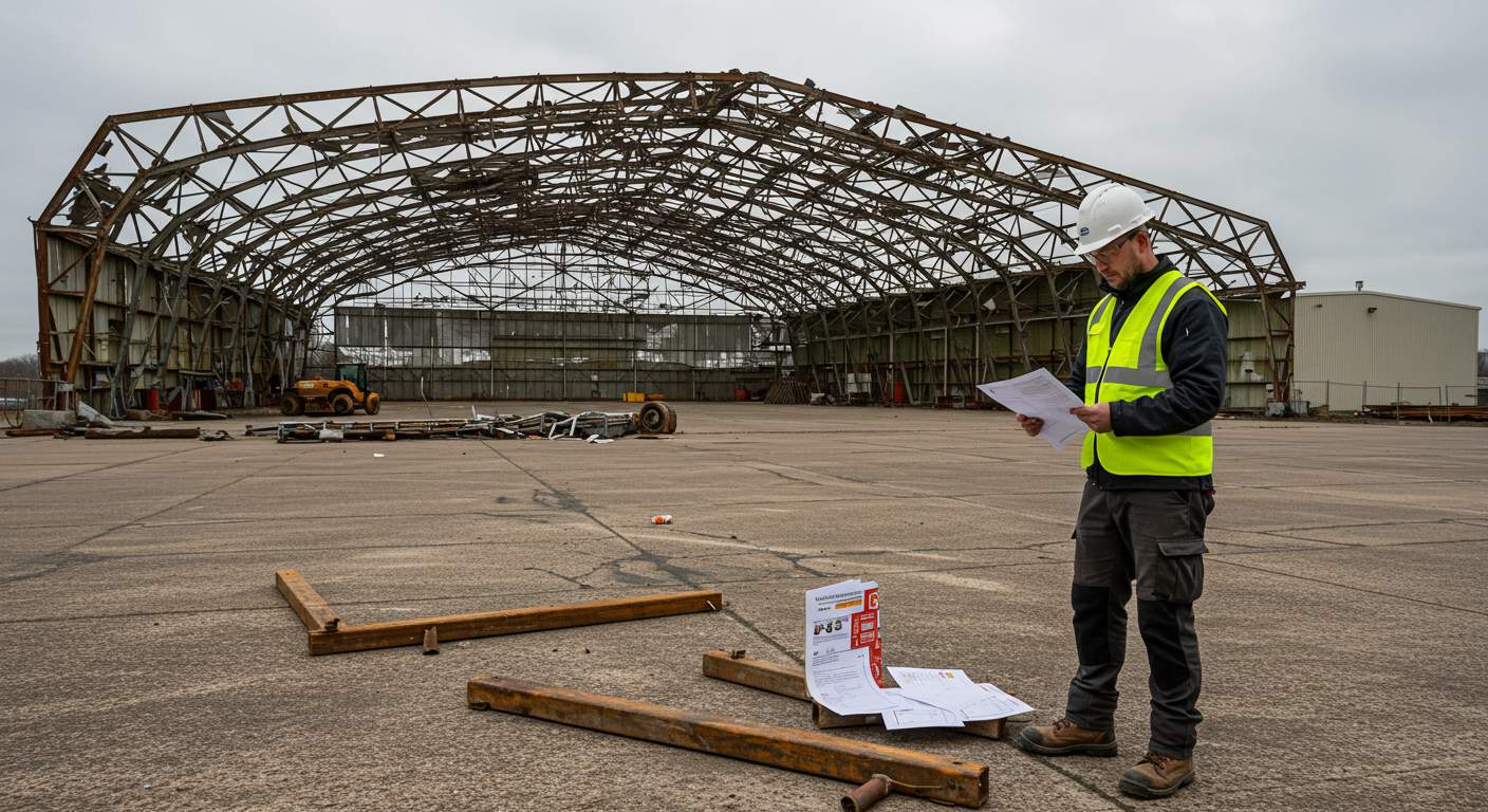 Разрешения для демонтажа ангара Разрешения для демонтажа ангара