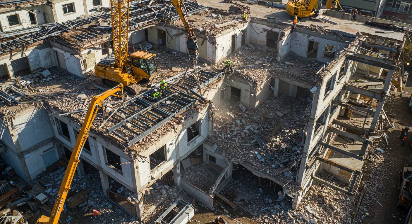Комплексный демонтаж жилых зданий