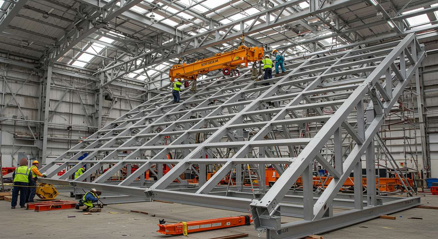 Разборка алюминиевого ангара с сохранением материалов Демонтаж алюминиевого ангара