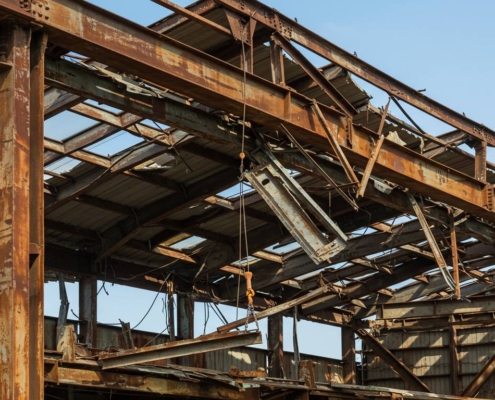 Особенности разборки металлических ангаров