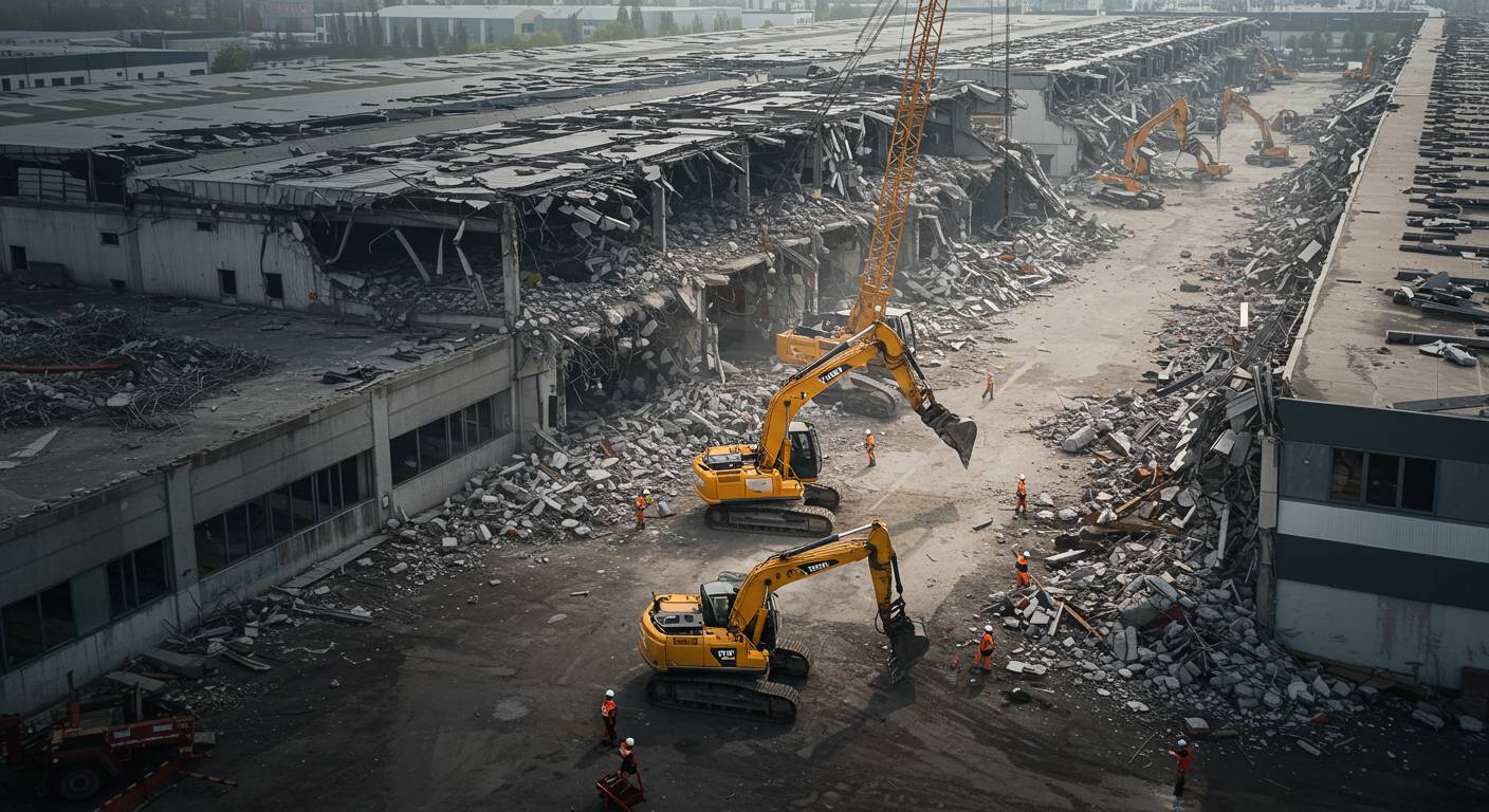 Демонтаж логистических комплексов