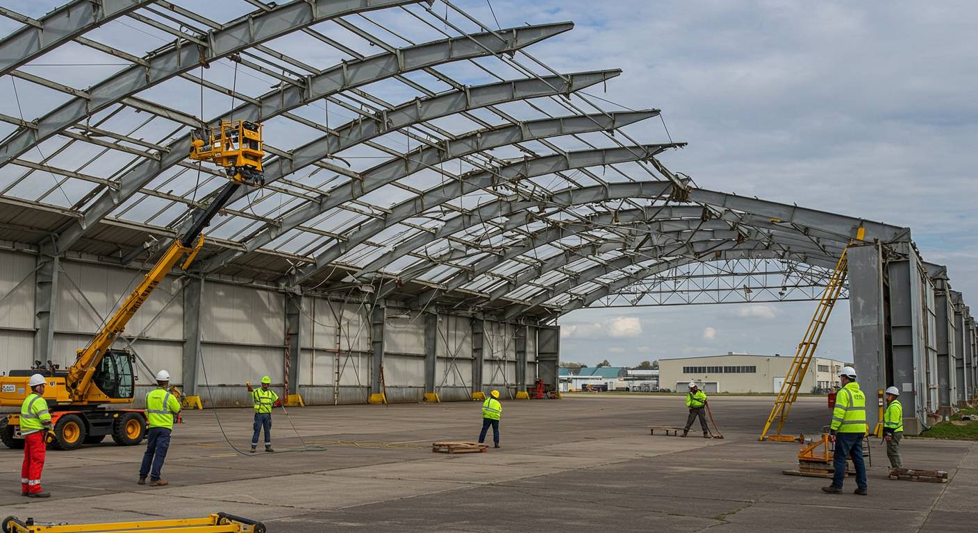 Организация демонтажа ангара