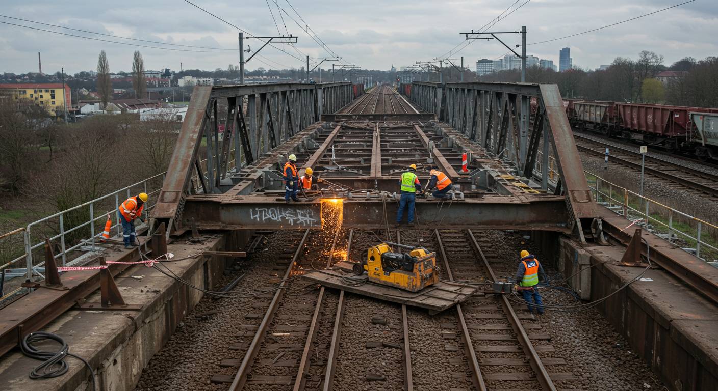 Демонтаж железнодорожных мостов