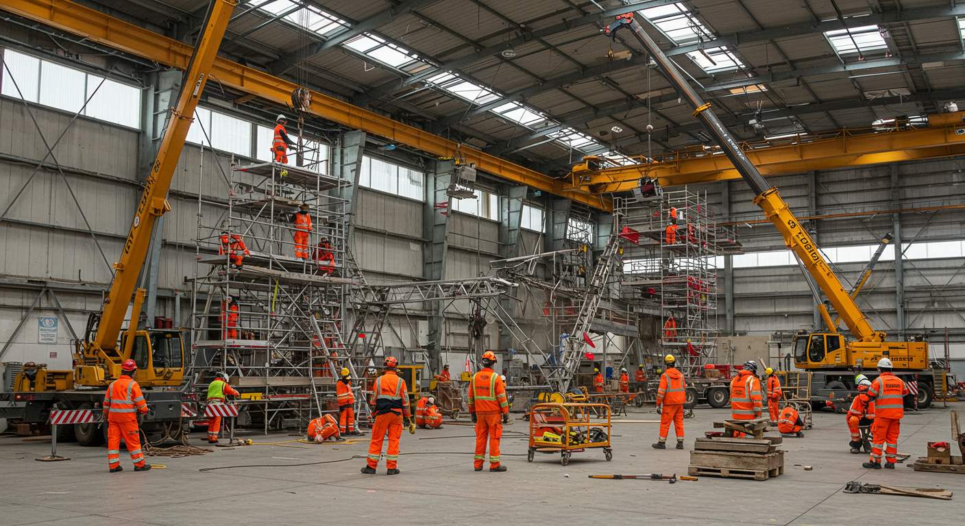 Демонтаж ангаров с учётом техники безопасности