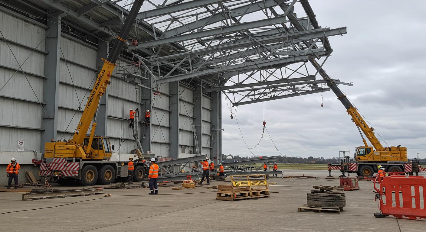 Организация безопасного демонтажа ангара Безопасный демонтаж ангара