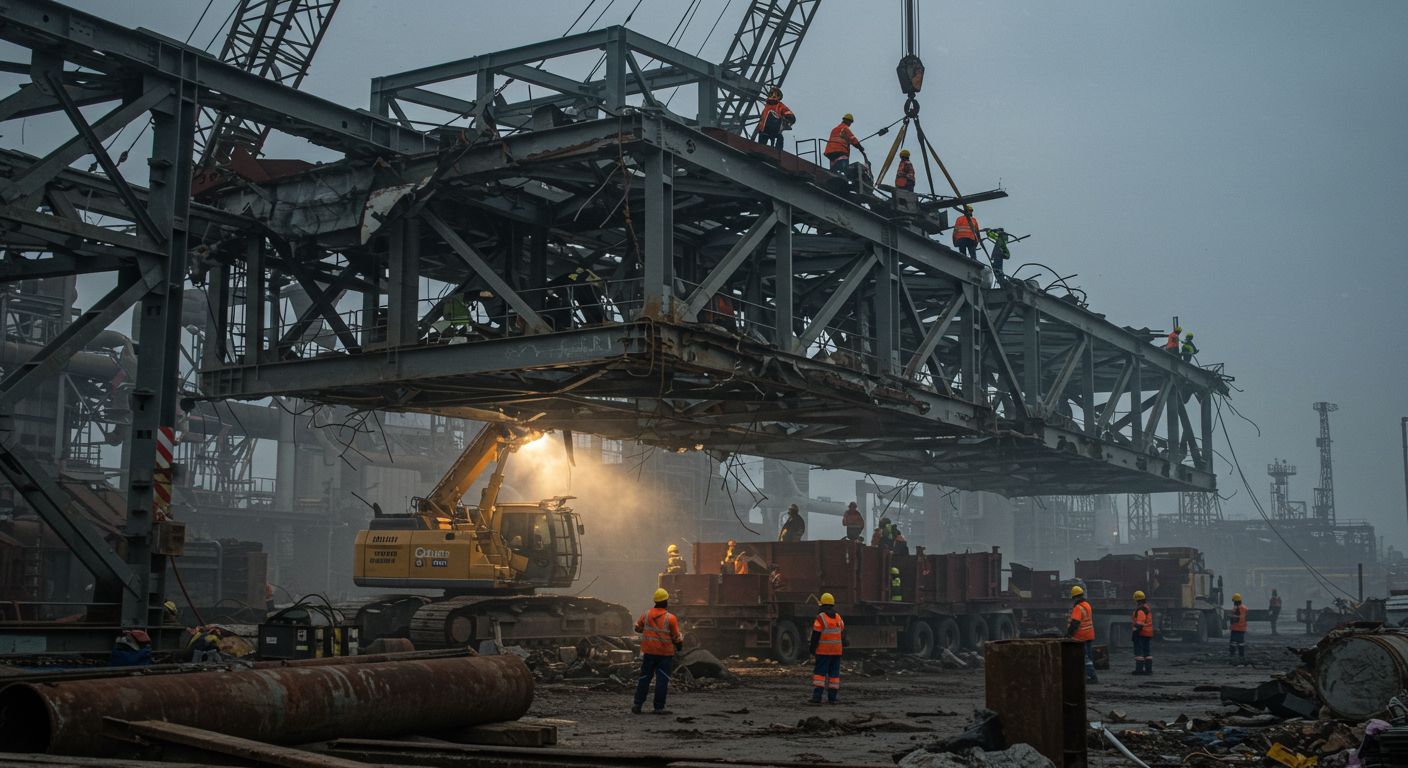 Демонтаж мостов и инженерных сооружений под ключ