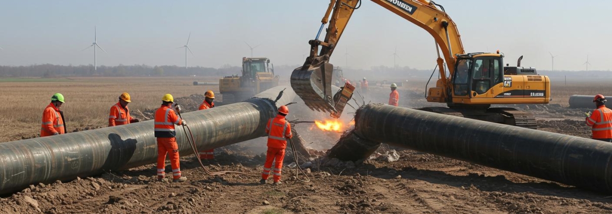 Демонтаж газопроводов