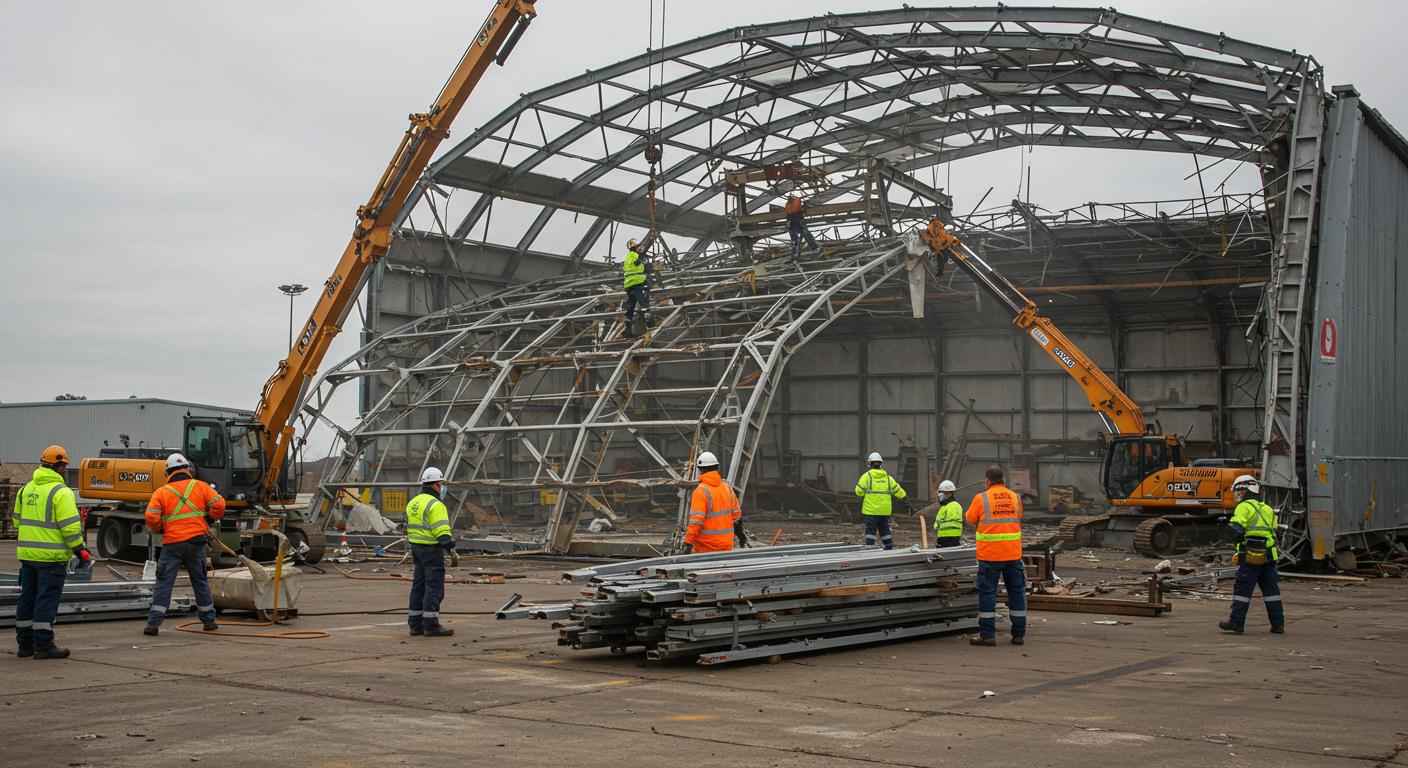 Демонтаж ангаров с учётом санитарных норм