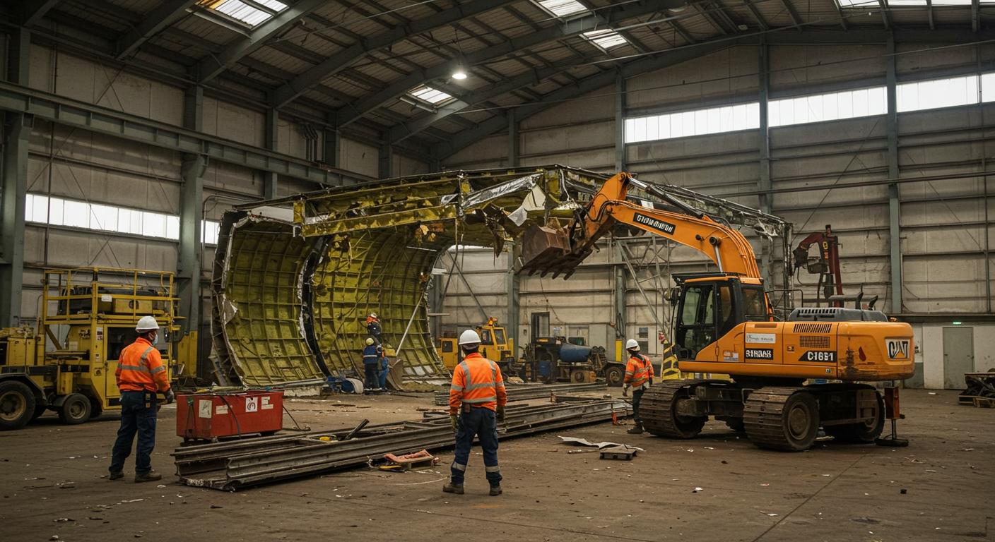 Этапы демонтажа ангара с санитарным контролем Демонтаж ангара с соблюдением санитарных норм