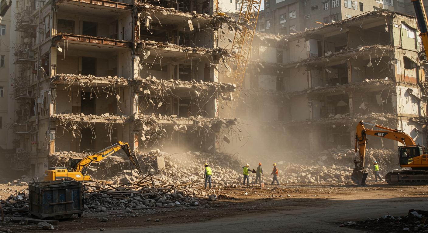 Демонтаж жилых и коммерческих зданий