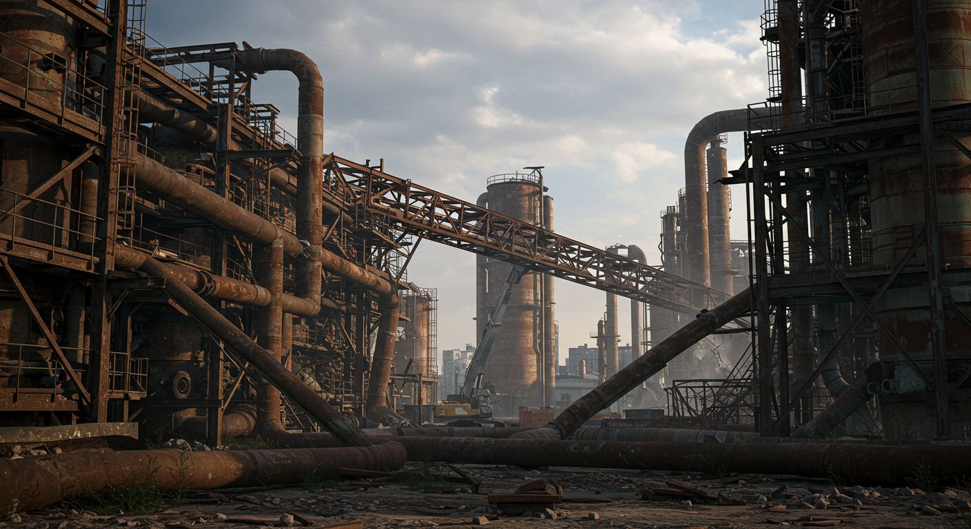 Демонтаж труб и инженерных коммуникаций