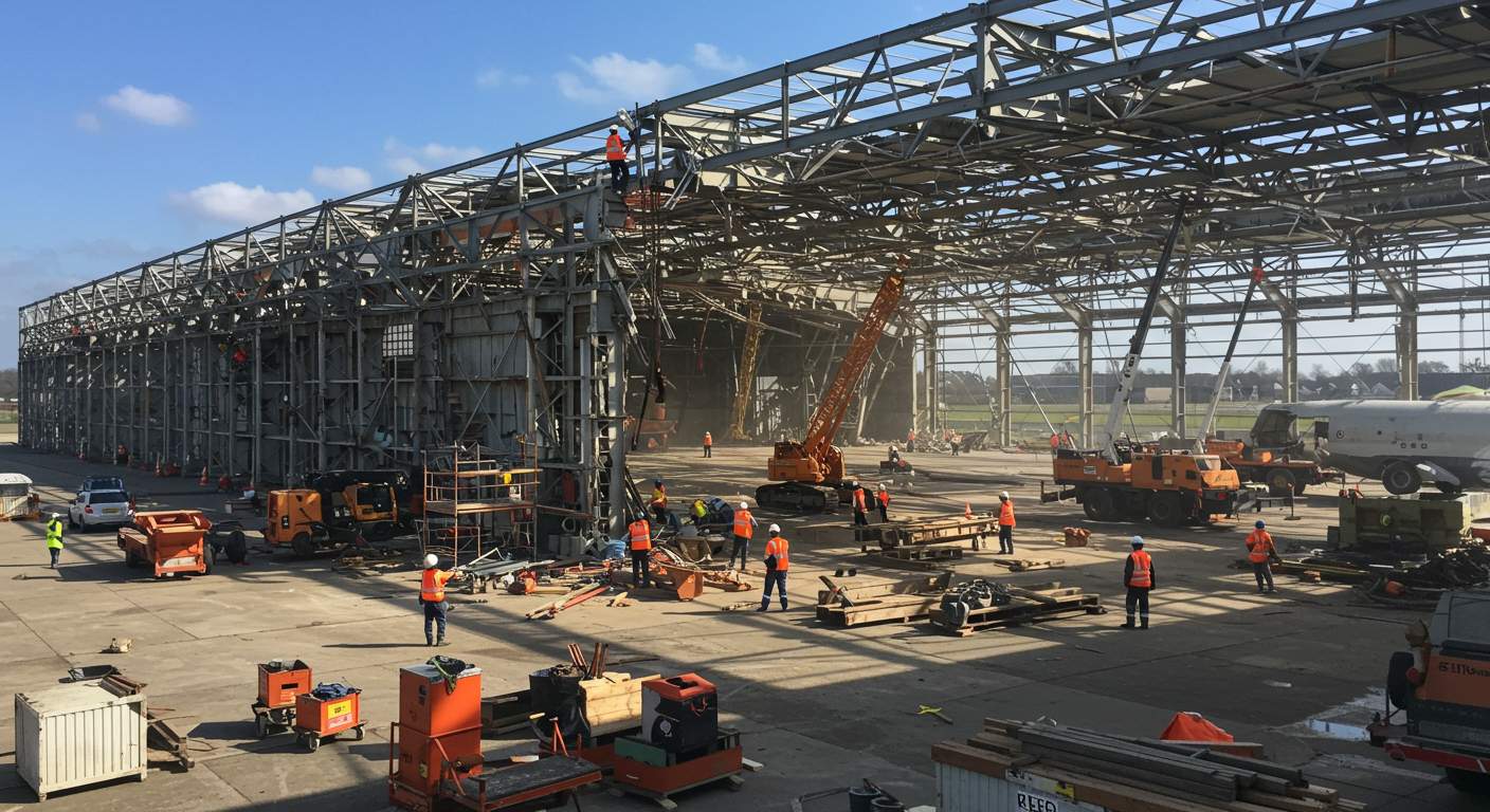 Демонтаж ангара при продаже бизнеса