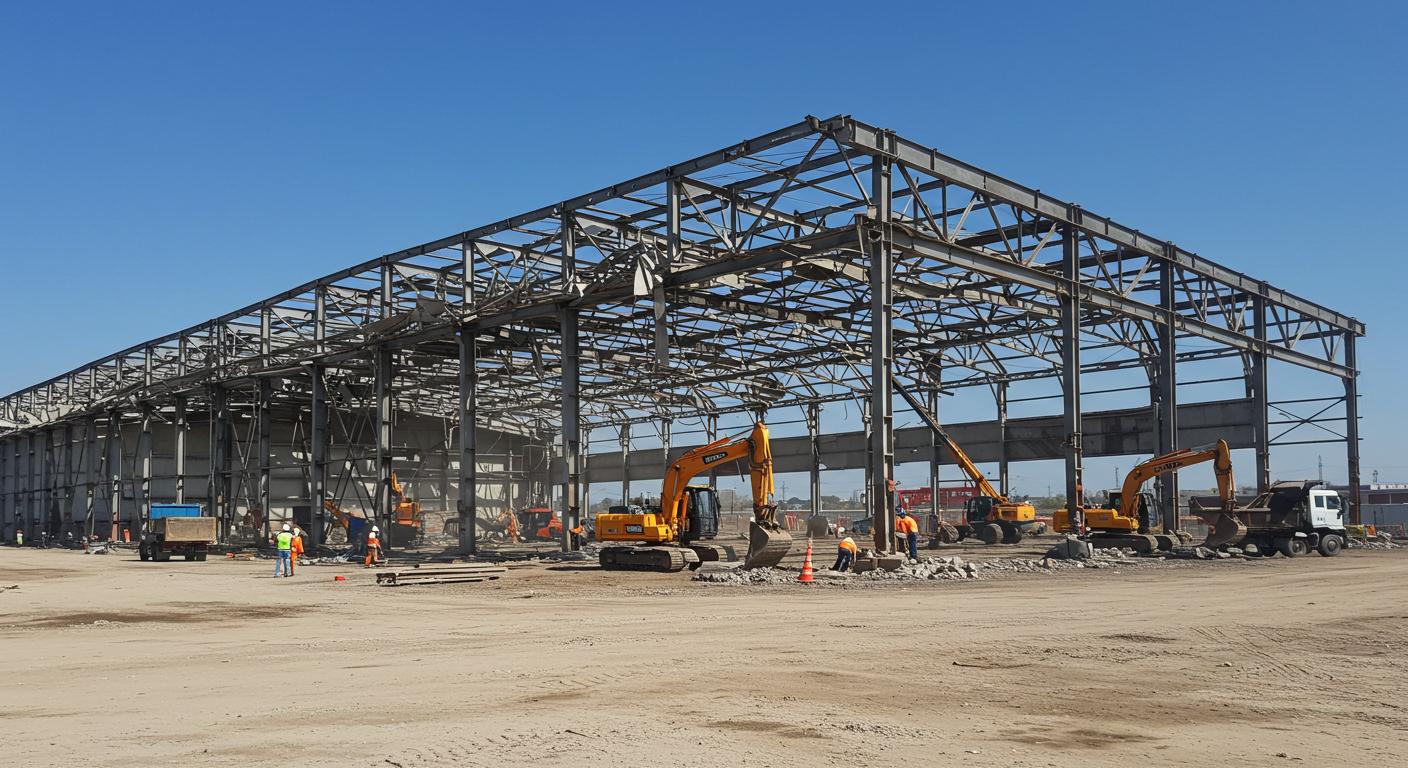 Демонтаж ангара при подготовке участка под застройку