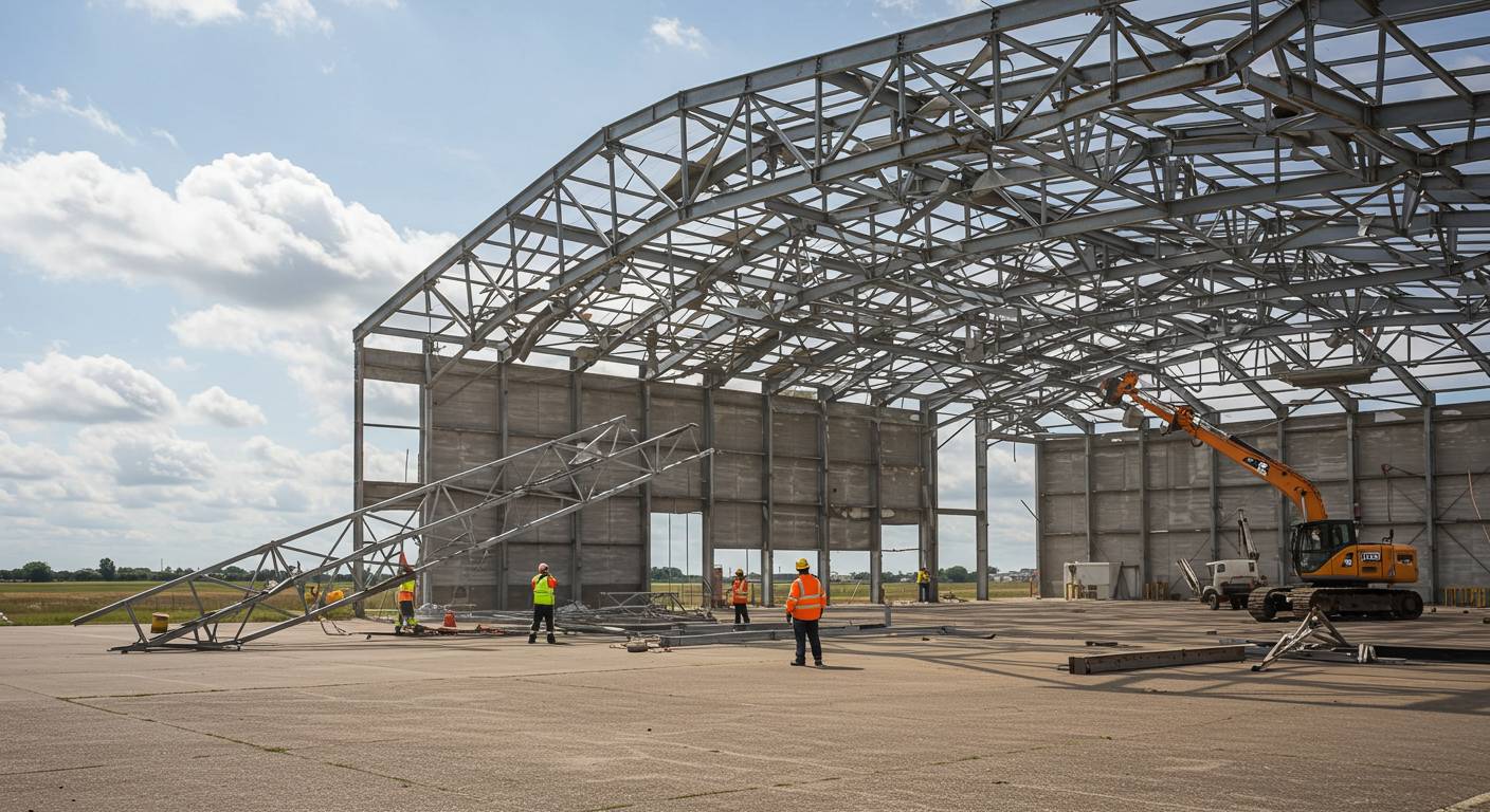 Демонтаж ангара при изменении функционала территории