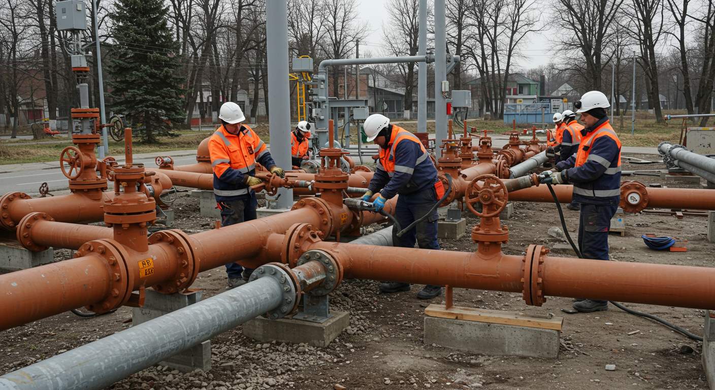 Демонтаж газовых коммуникаций