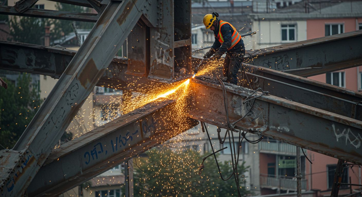 Демонтаж мостов и эстакад