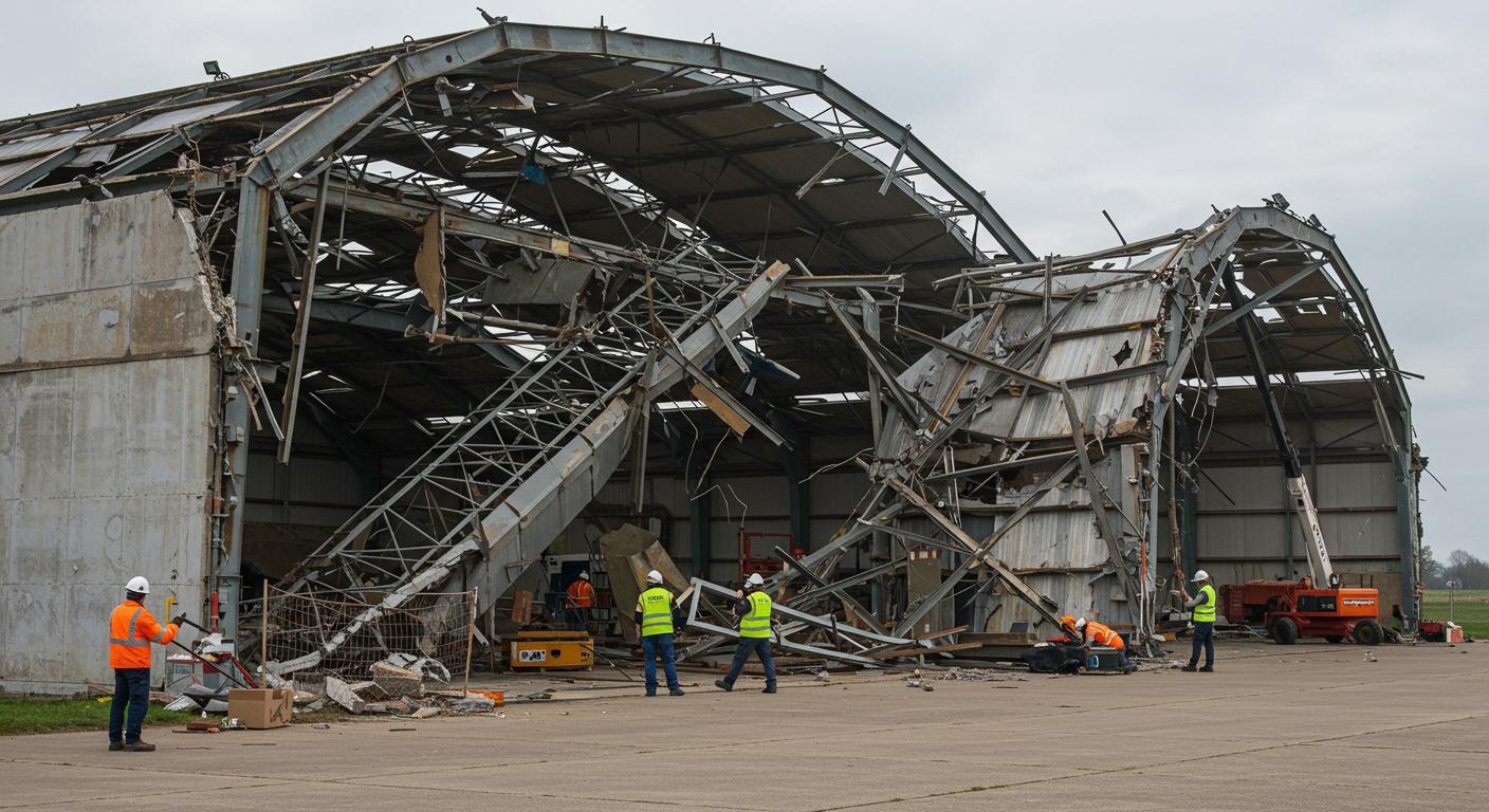 Демонтаж ангара с минимальными затратами