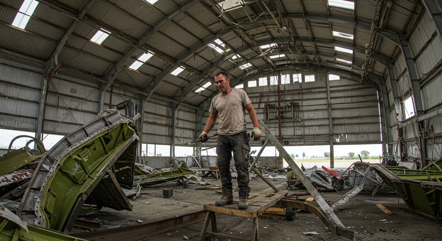 Демонтаж ангара своими силами Демонтаж ангара своими силами