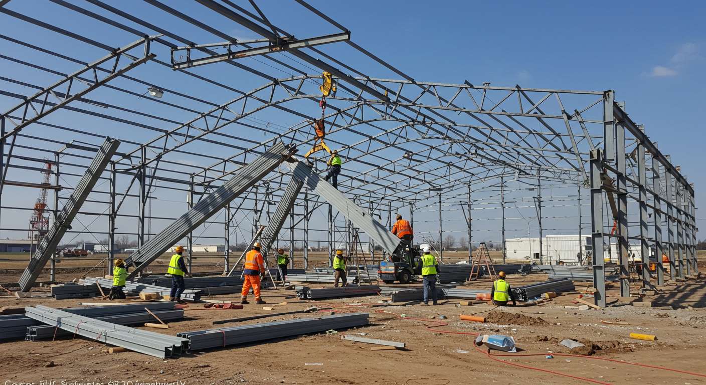 Демонтаж ангаров из лёгких профилей