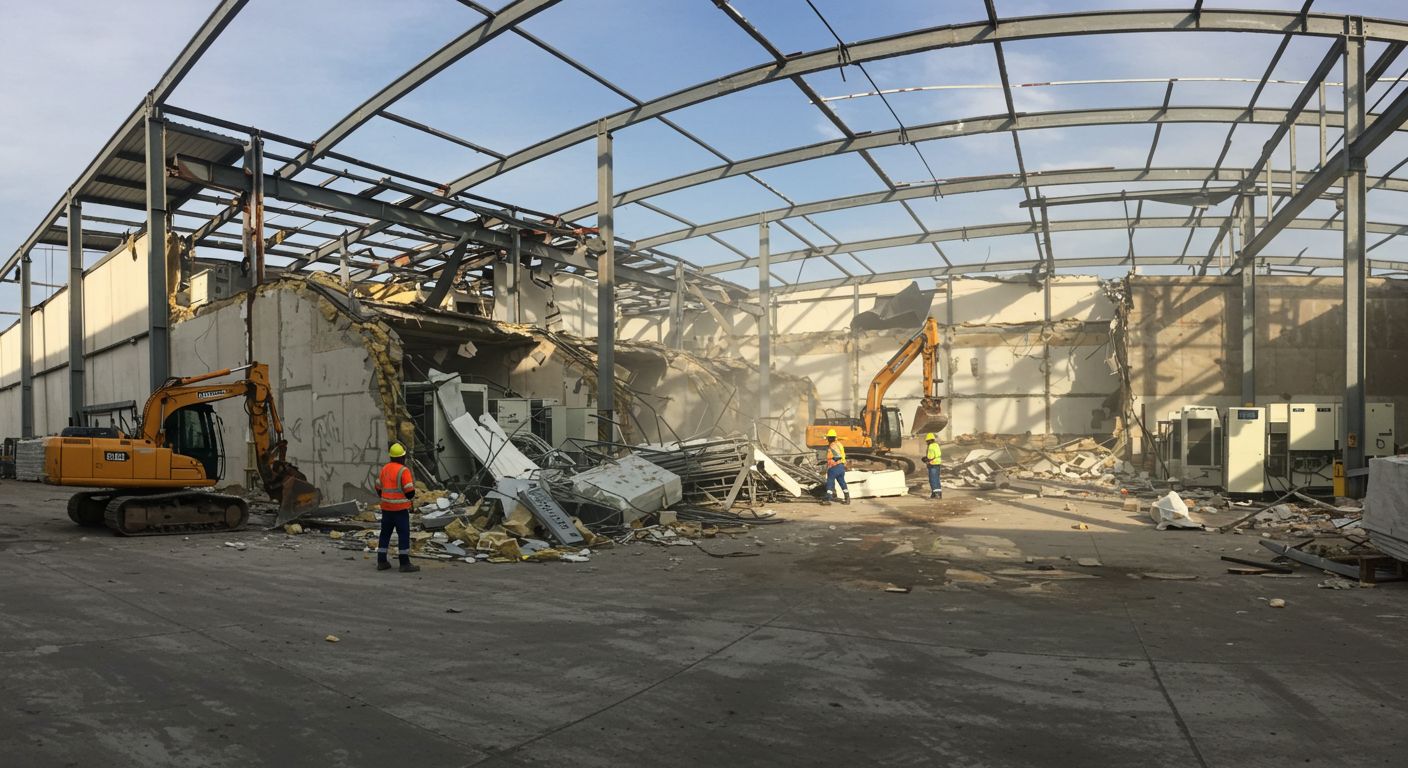 Демонтаж складов для хранения замороженных товаров