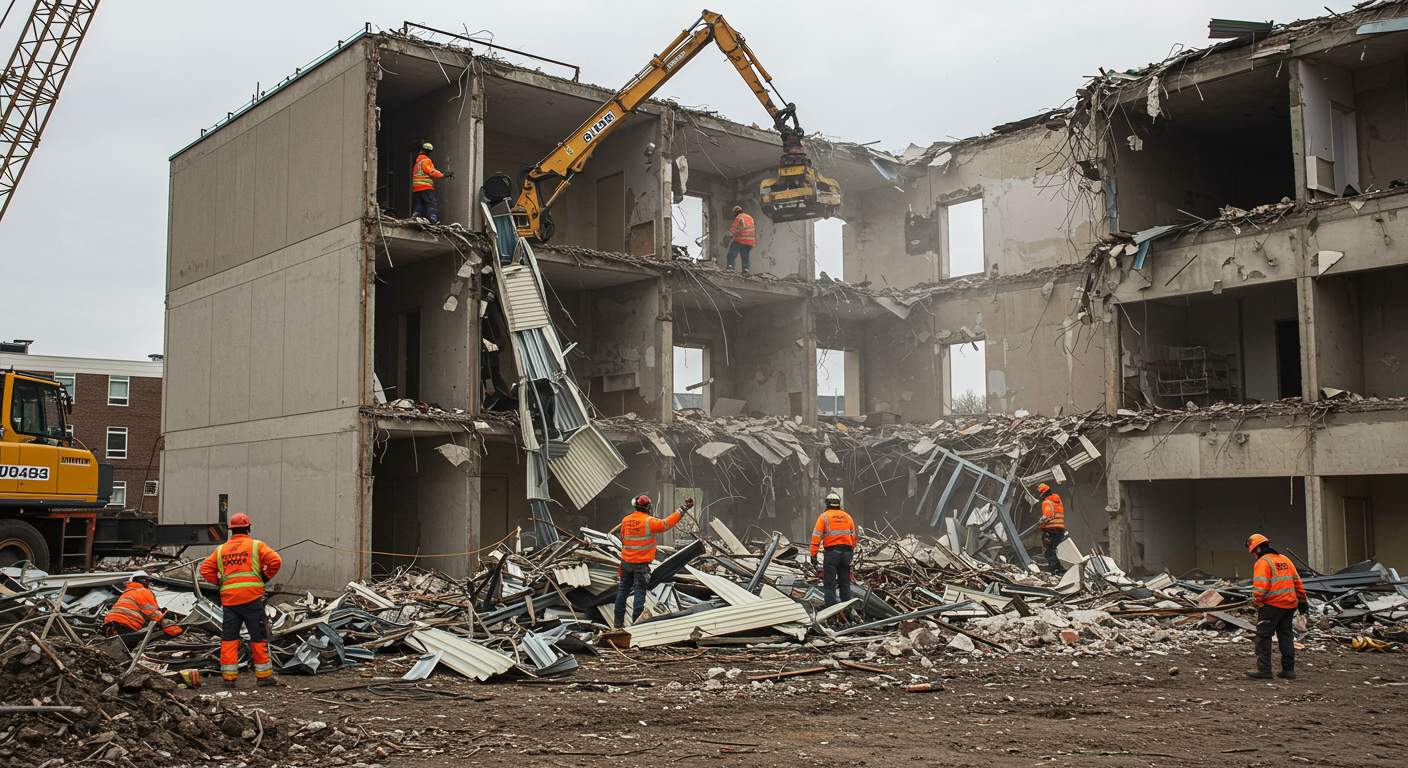Демонтаж жилых и коммерческих зданий под ключ