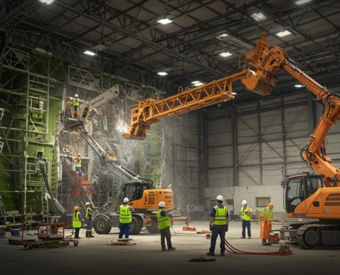 Демонтаж ангаров: современные технологии