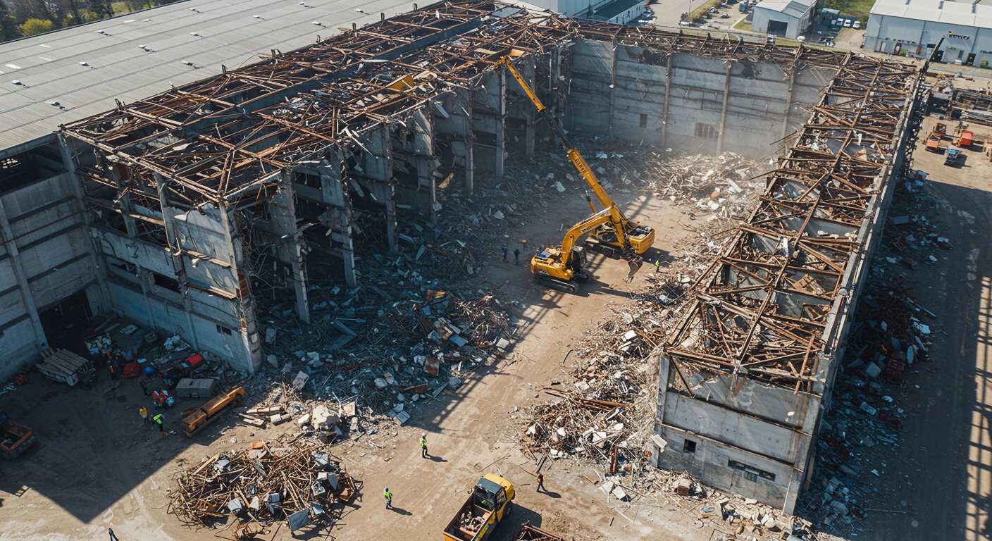 Демонтаж ограждающих конструкций