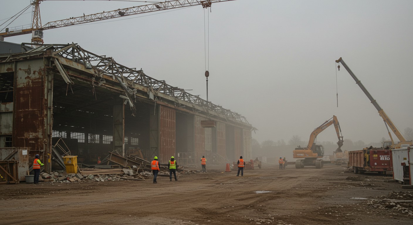 Демонтаж ангаров под новый проект