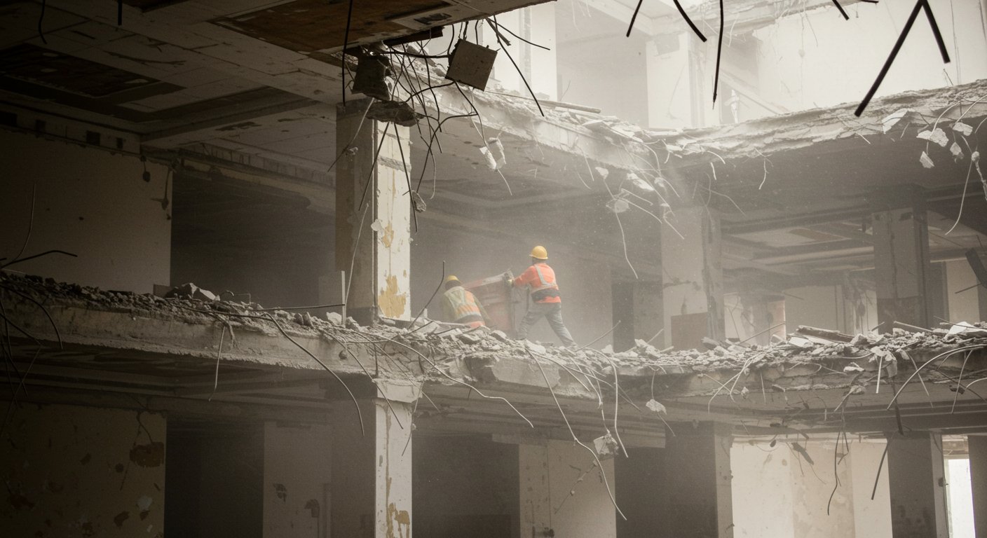 Демонтаж внутренних конструкций