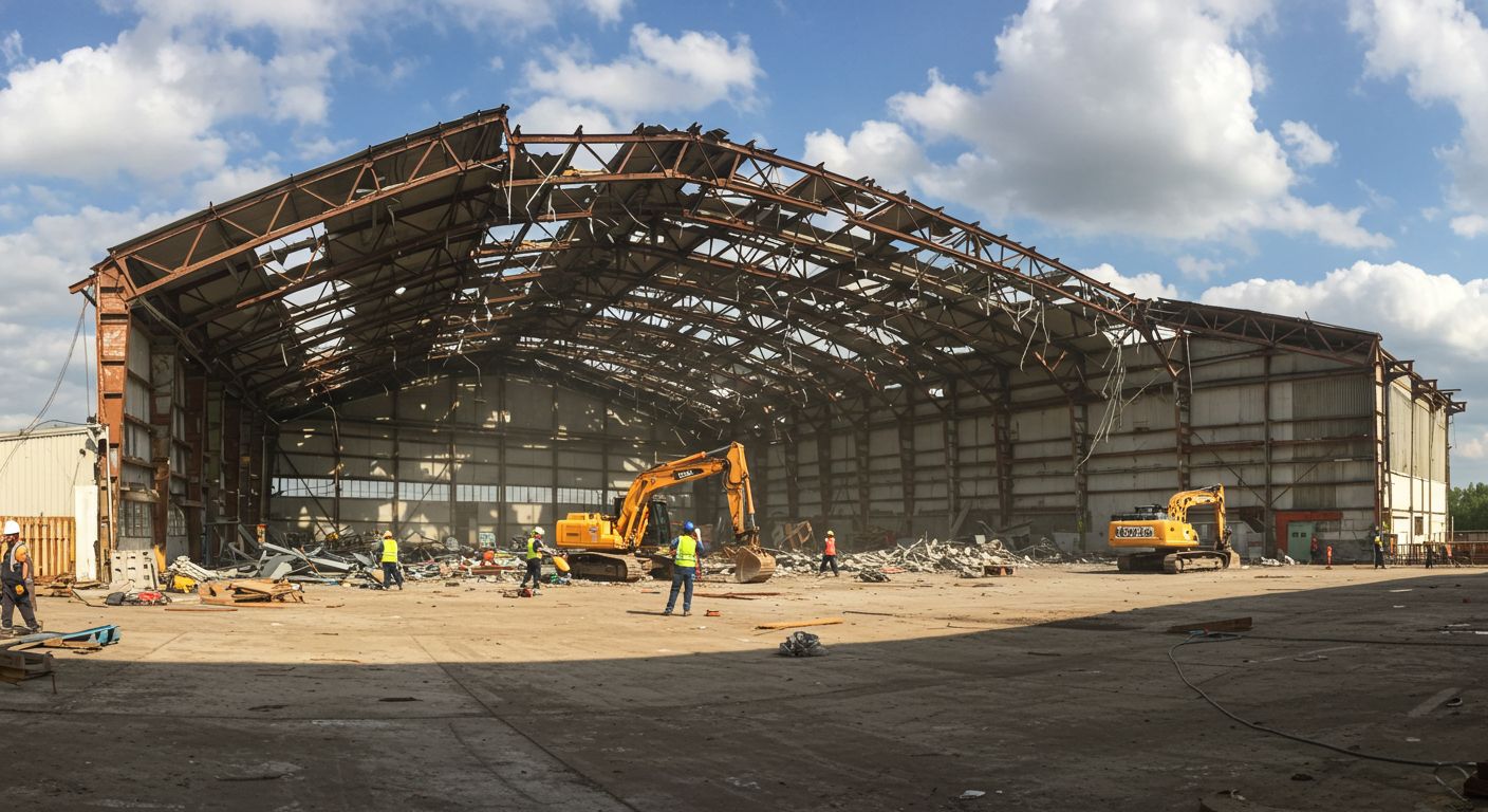 Сроки демонтажа ангаров