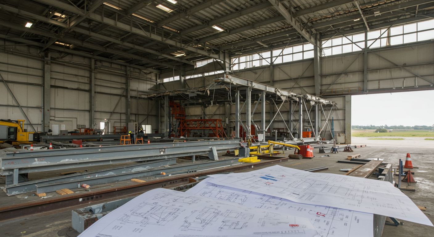 Демонтаж ангара с проектной документацией